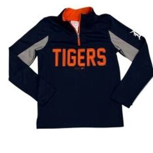 Detroit Tigers youth quarterback zip performance fit pullover